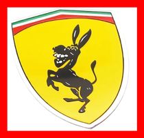 Ferrari Esel Badge Aluminium Donkey SF90 812 Roma Spider 430