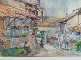 Adrian RUDIN 1915-1998 Original Gemälde