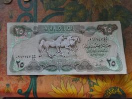 IRAK  25  Dinars (1)  Billet