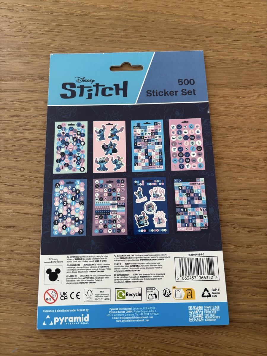 Aufkleber: 500 pack Stitch Sticker Book! – Neu und originalverpackt aus Rüti ZH von lau_5yjf 1
