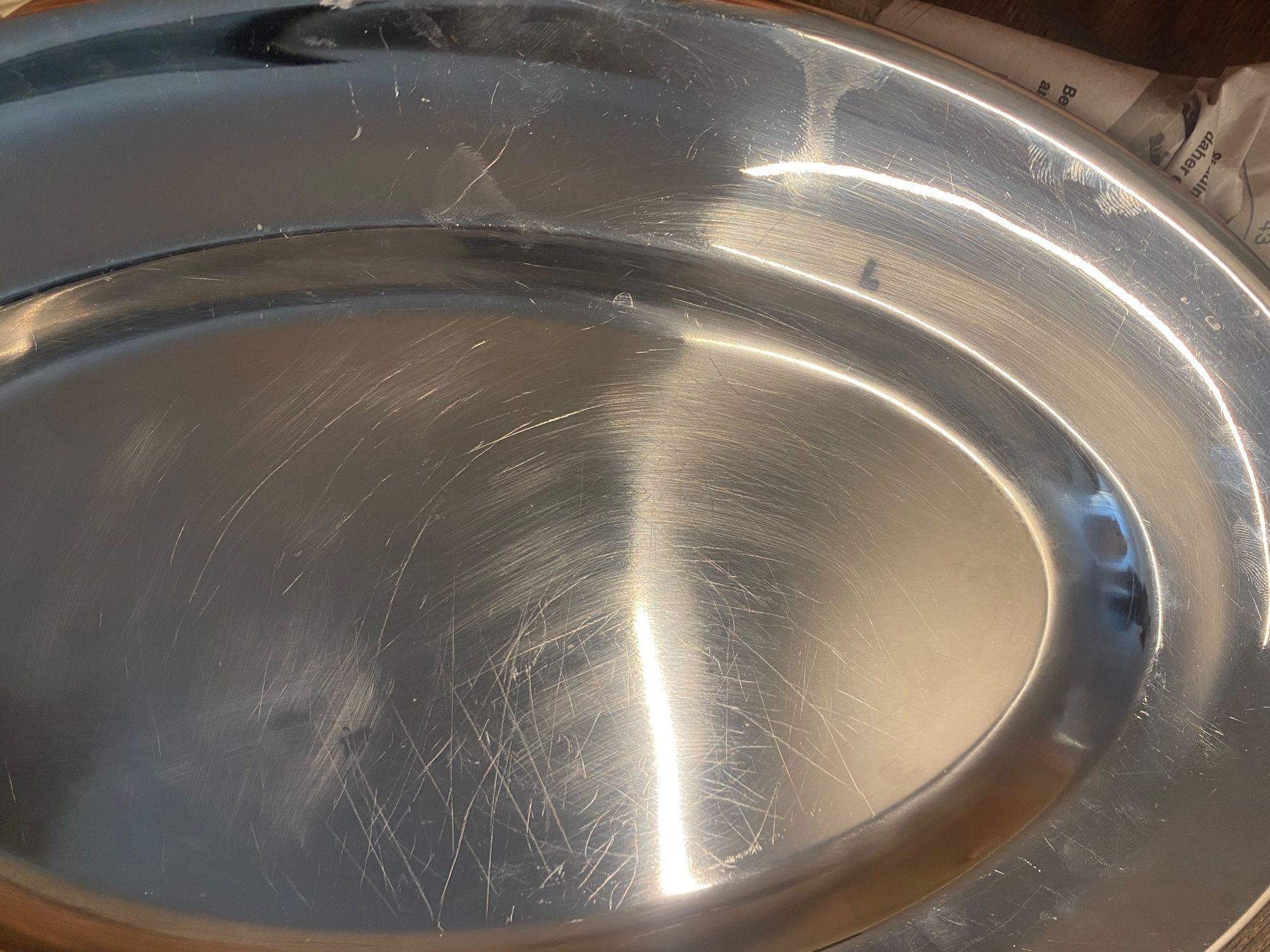 Servierplatten: 3x Servierplatte aus Chromstahl / Inox – Gebraucht aus Pratteln von a23_j2gs 9