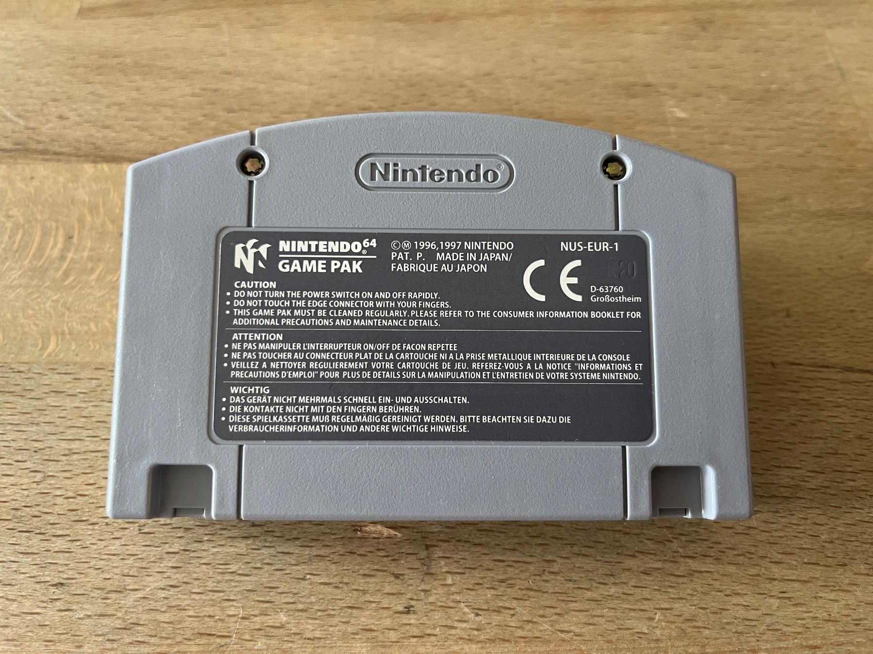 Nintendo Giochi: N64 Nintendo 64 Modul Glover – Usato da Thalwil venduto da ranx 1