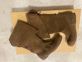 Botte de chevalier Médiévale / En daim véritable