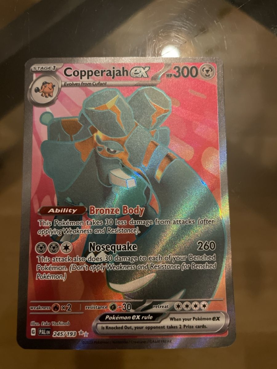 Pokémon Carte collezionabili: Pokemon Paldea Evolved Copperajah EX 245/193 – Usato da Wallisellen venduto da ale_v9vd 1