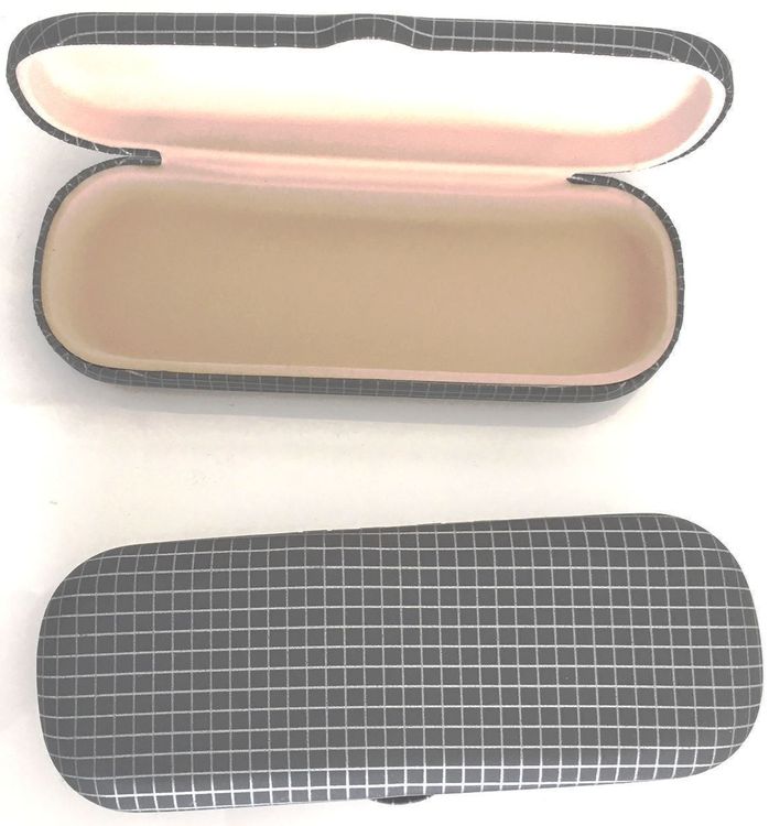 Brillenetui Leopardenmuster | Hartschale Metall | 17x7x5 Cm | Mit Reinigungstuch