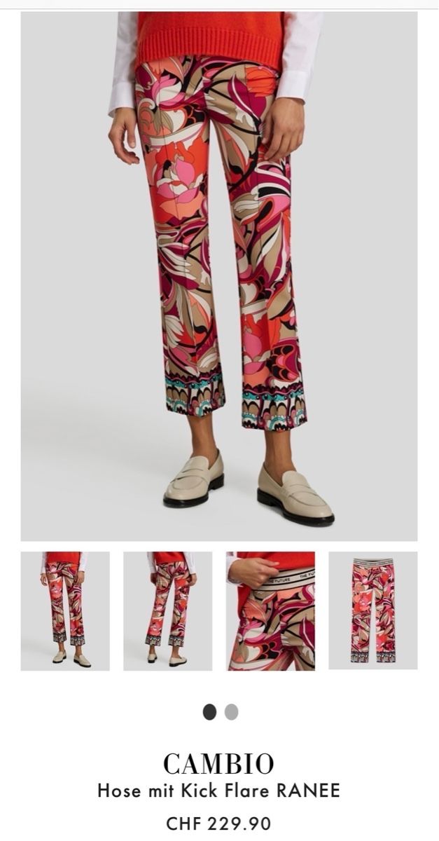 Cambio Pantaloni: CAMBIO Hose mit Kick Flare RANEE G.34 – Usato da Oberwil BL venduto da DANA_FOX 7