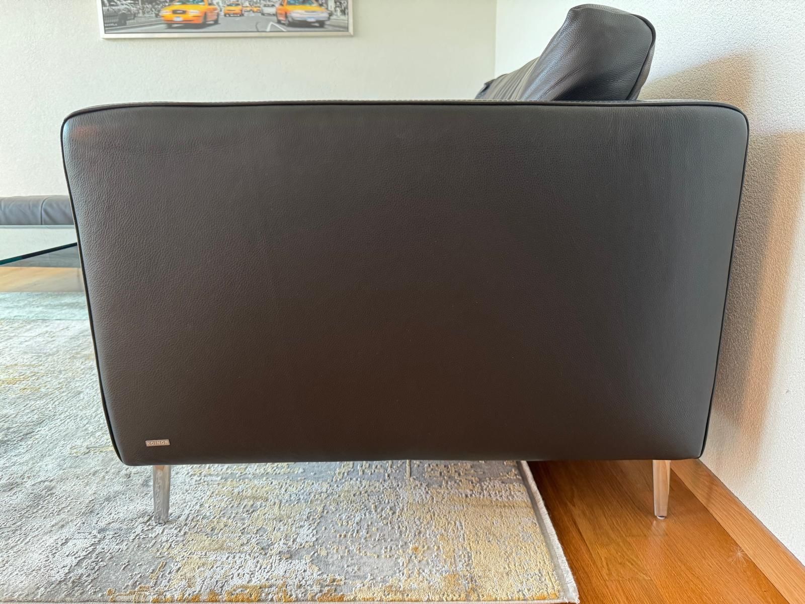 Koinor Divani: Elegantes Leder-Ecksofa – Usato da Zürich venduto da 2unlimited 4