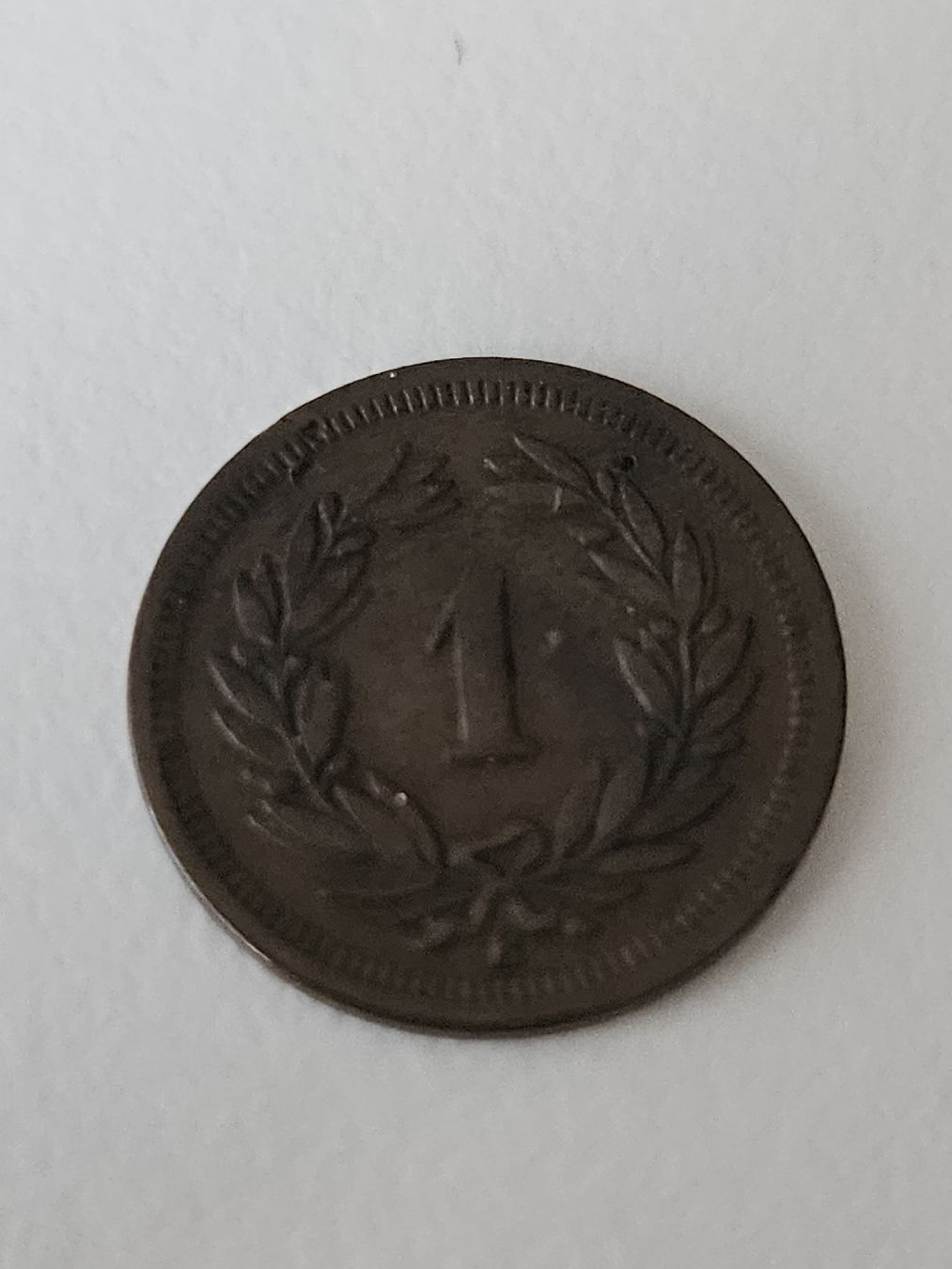 Tutti le monete: 1 Rappen 1868 – Usato da Pfäffikon ZH venduto da Melibol 1