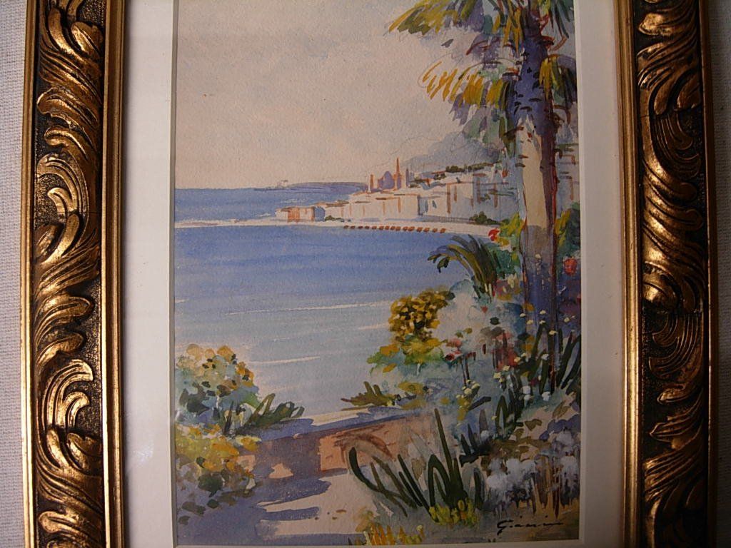 Gemälde: Italienische Schule-Aquarell – Gebraucht aus Luzern von Lucernauno 1