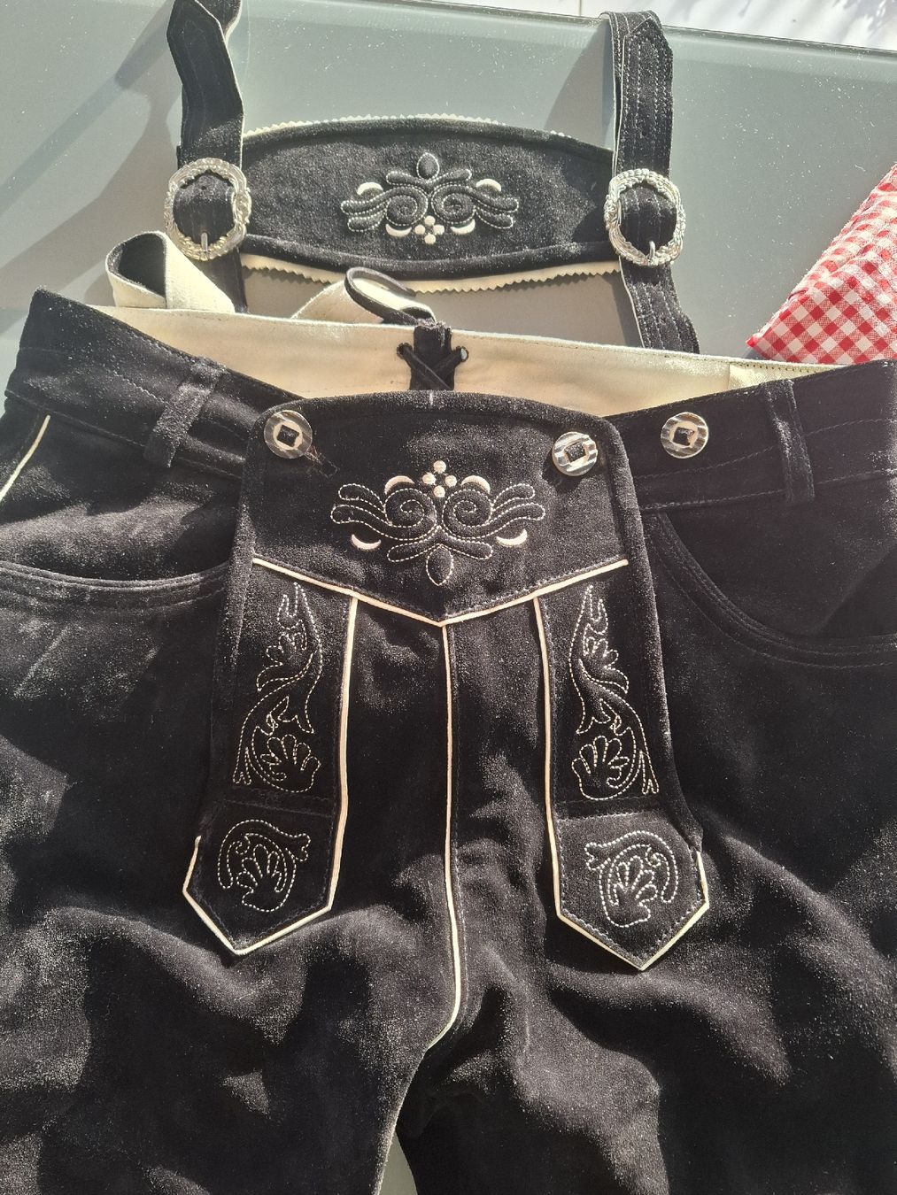 Costumi: Oktoberfest Lederhose mit Hemd – Usato da Büron venduto da myTechno 6