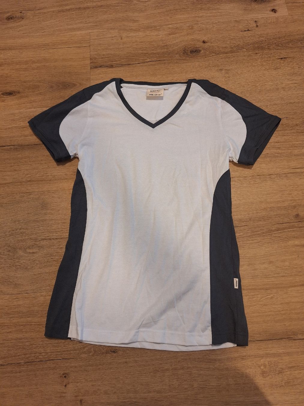 T-shirt: HAKRO Performance T-Shirt Weiss- Grau Damen – Nuovo e nell'imballaggio originale da Hasle LU venduto da noe_h8lj