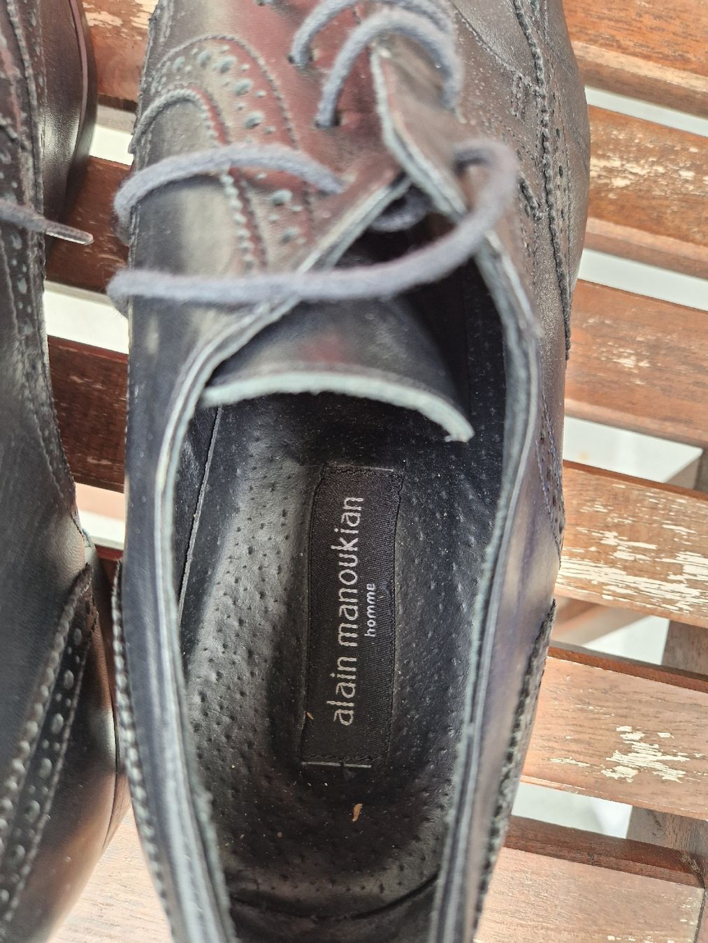 Scarpe da uomo: Elegante Lederschuhe von Alain Manoukian – Usato da Zürich venduto da nonsense322 2