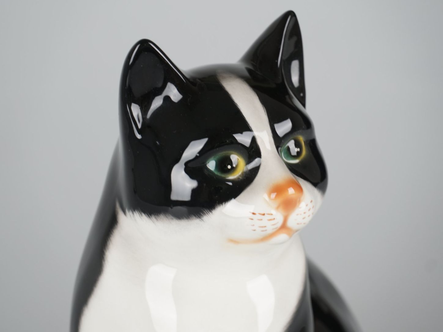 Statuette: Keramik Tuxedo-Katze 12" – Usato da Rüti ZH venduto da Restwert_Rueti_ZH 2
