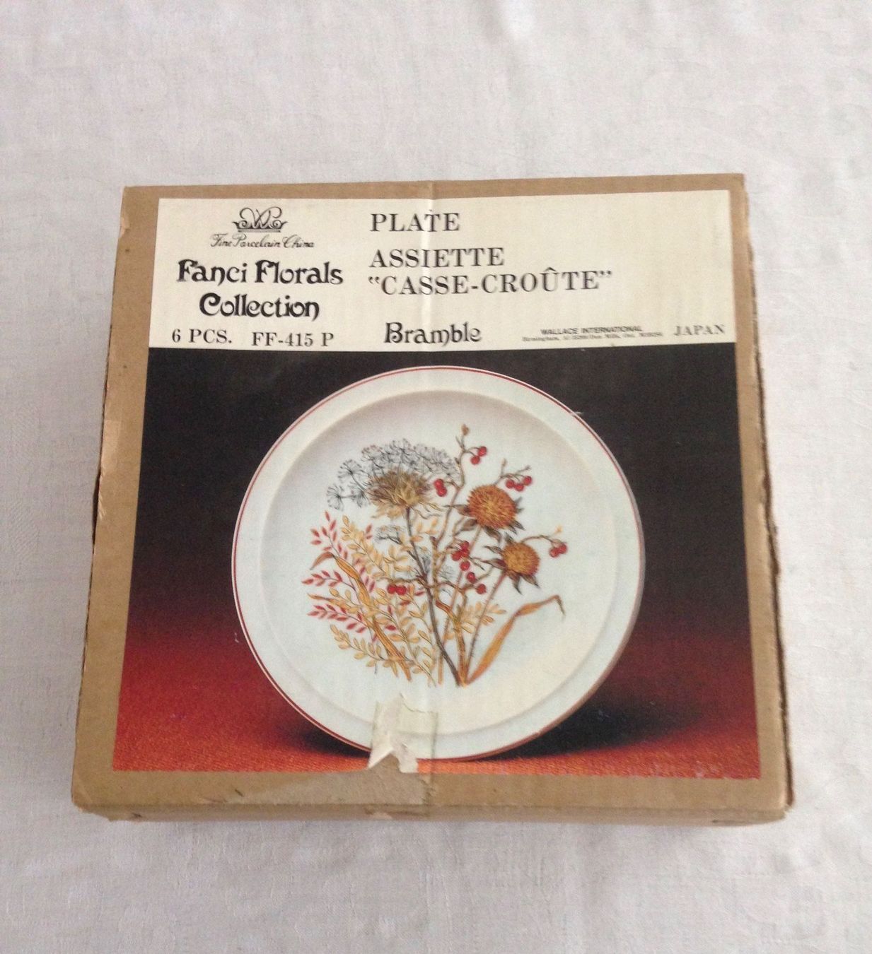 Piatti: Bramble Fancy Floral Collection 6 Teller – Nuovo e nell'imballaggio originale da Zürich venduto da loriana 1
