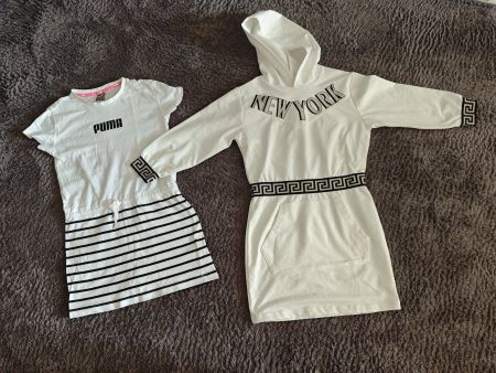 Weisses Sommerkleider Set, Puma, Grösse 140