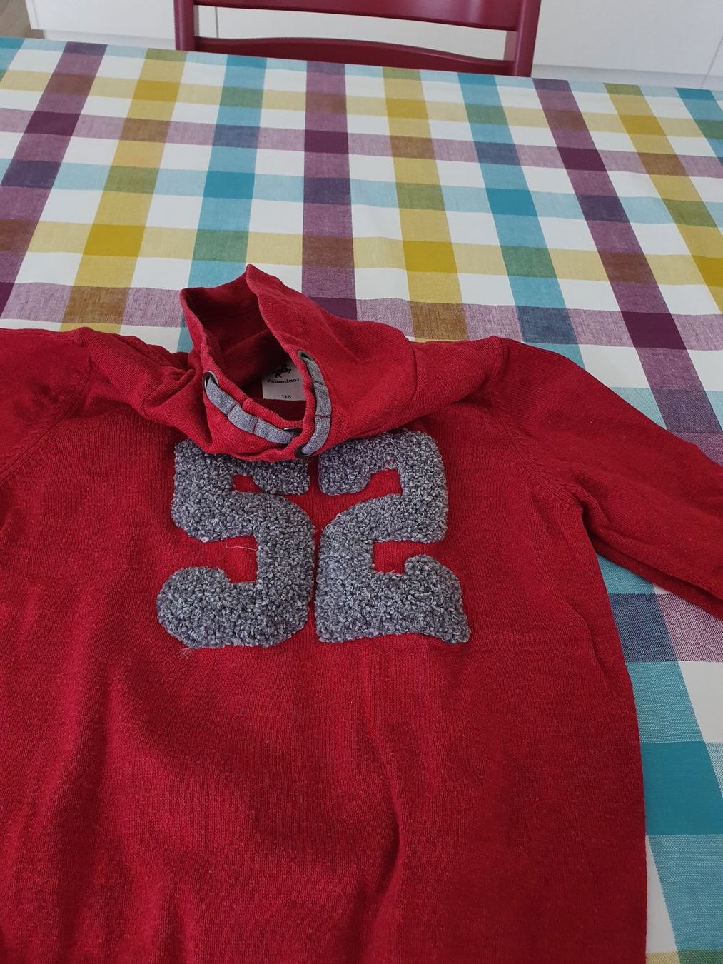 Maglioni & Felpe: Cooler Pullover mit Stehkragen - 110/116 - rot – Usato da Staufen venduto da Fleby84 3