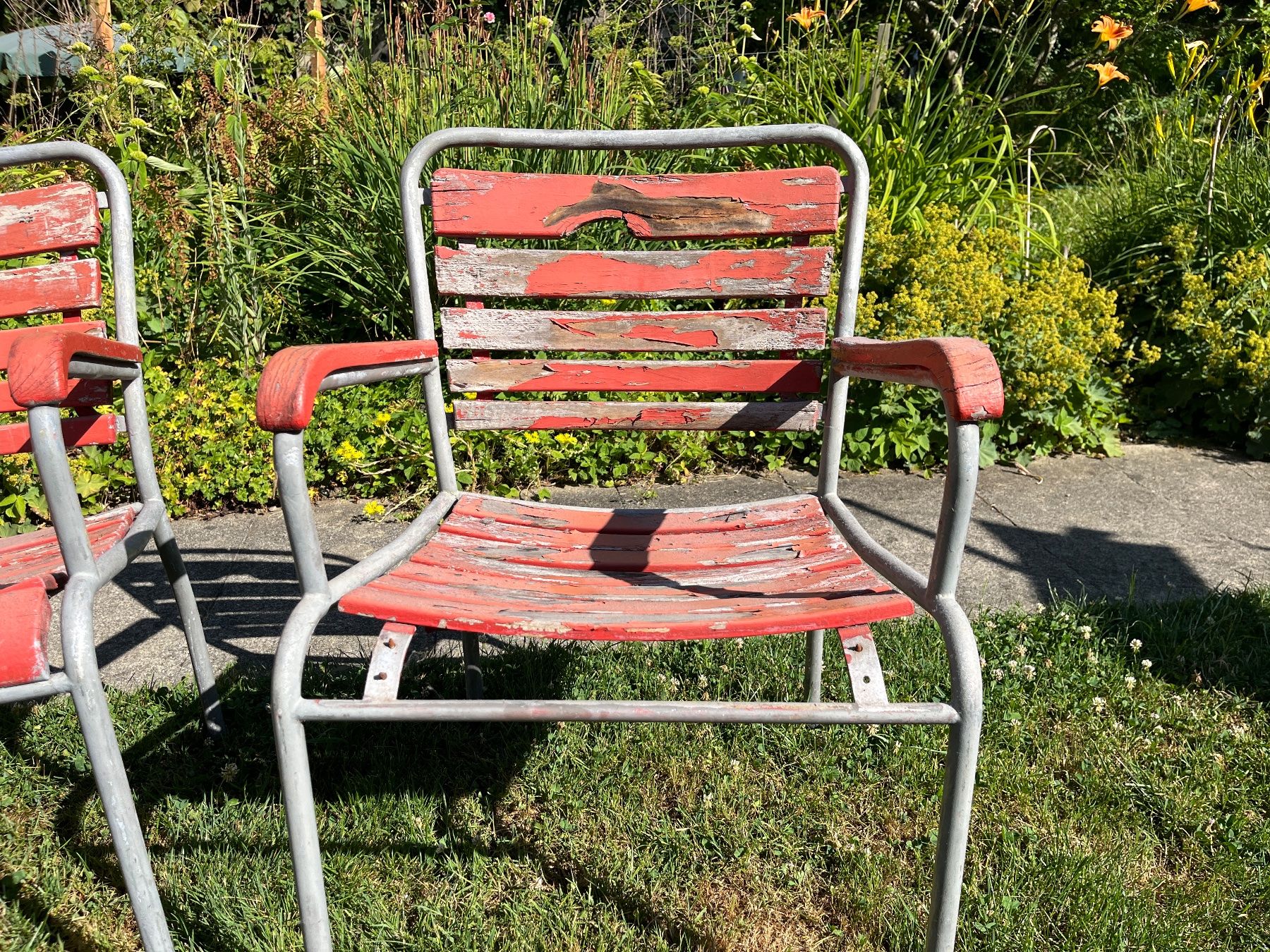 Sedie: Stuhl Garten Vintage Holz – Usato da Zürich venduto da schweinsbraten 7