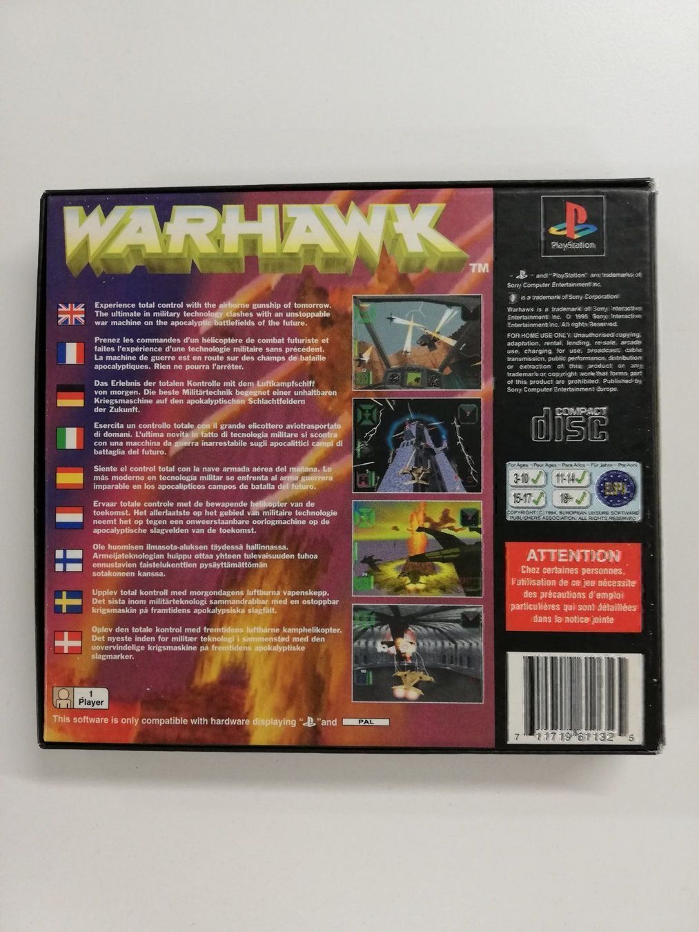 Sony Giochi: Warkhawk / in Kartonbox / Sony PS1 PSX – Usato da St. Gallen venduto da zorro_dc 1