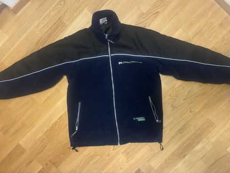 Fleecejacke Windres Chalet blau schwarz Grösse M 50/52