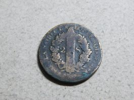2 Sols 1792, Frankreich, Mz. "BB", Bronze, sehr schön