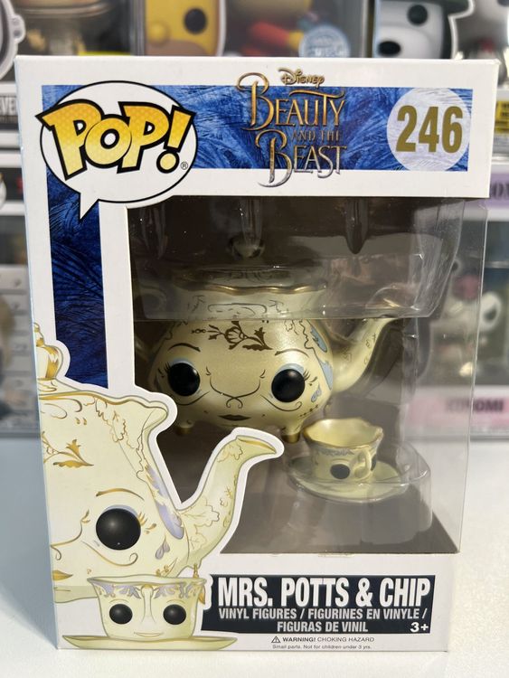 Funko POP! Disney La Belle et la Bête Mrs. Potts & Chip (Neu und ...