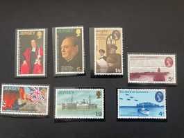 Jersy, Guernsey 2 Sätze Schiffe 1970  ** (4192)