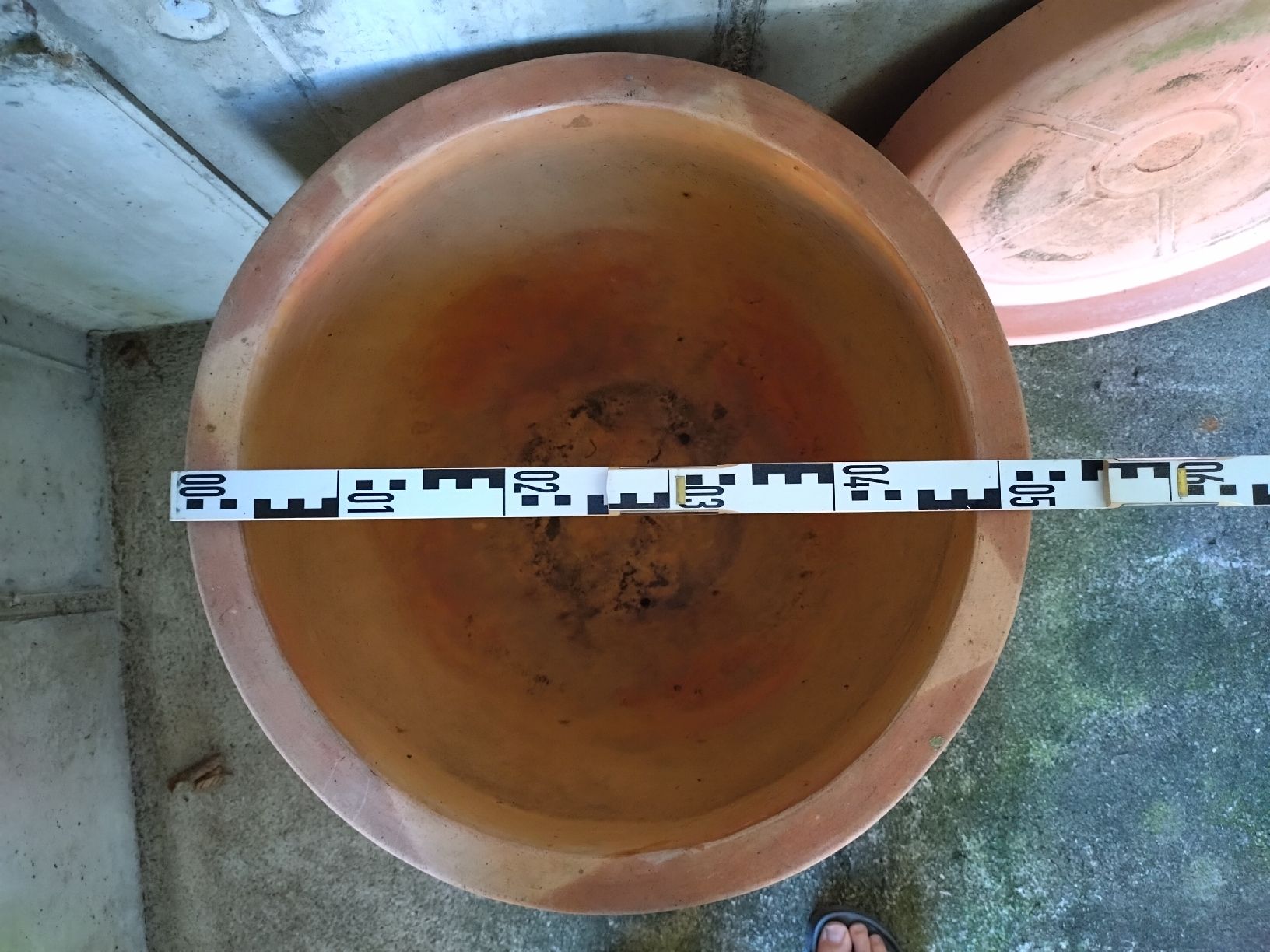 Vasi per fiori: Grosser Terra-Cotta Topf, winterfest – Usato da Ziefen venduto da Salamander64 3