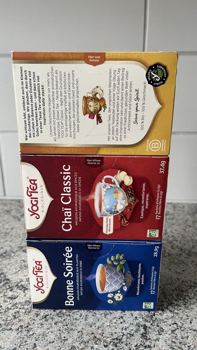 Cibi & Specialità: Trio Yogi Tea – Nuovo e nell'imballaggio originale da Zürich venduto da vhaav1510 2
