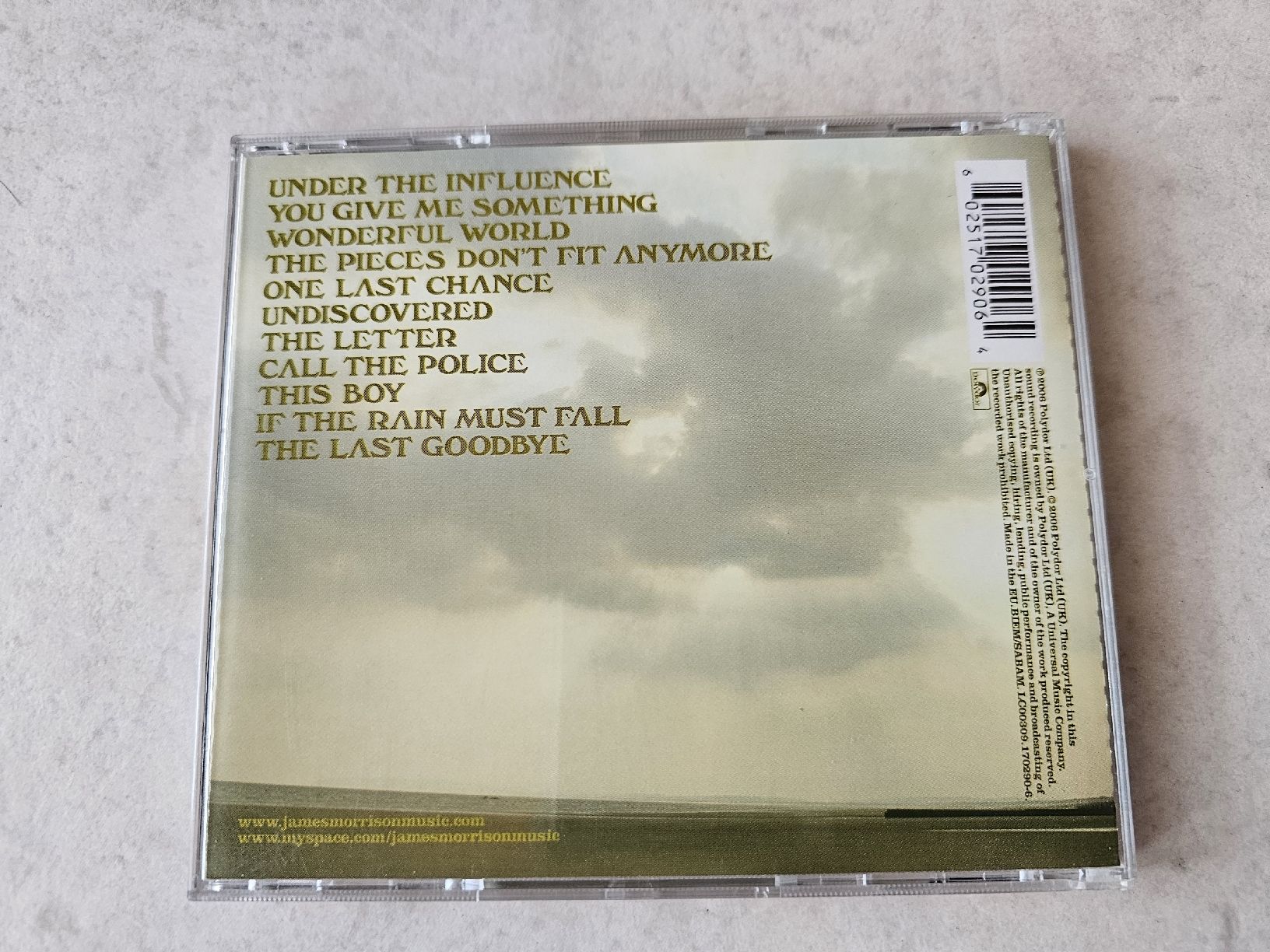 CDs: James Morrison  -  Undiscovered – Gebraucht aus Schneisingen von backstore24 1