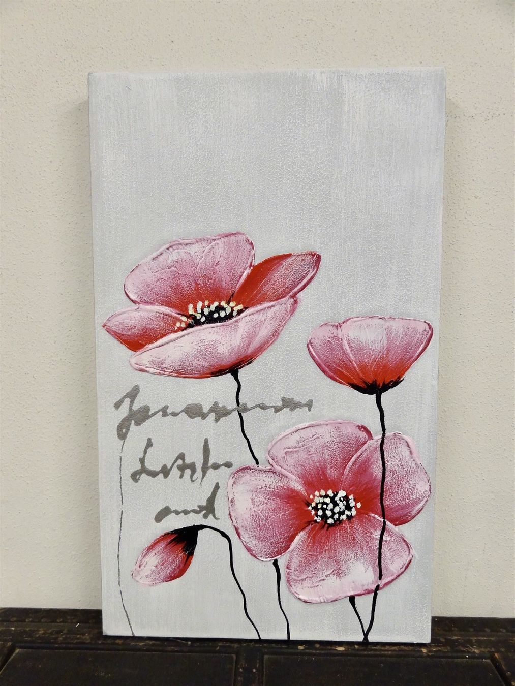 Dipinti: BILD GEMÄLDE BLUMEN MOHN BLUME PFLANZE – Usato da Kerzers venduto da zimmergruen