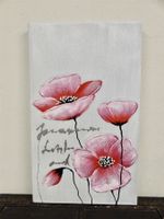 BILD GEMÄLDE BLUMEN MOHN BLUME PFLANZE