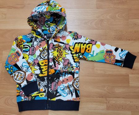 Coole Kinderjäckli mit Comic-Print,Gr.104, CHF 7.90