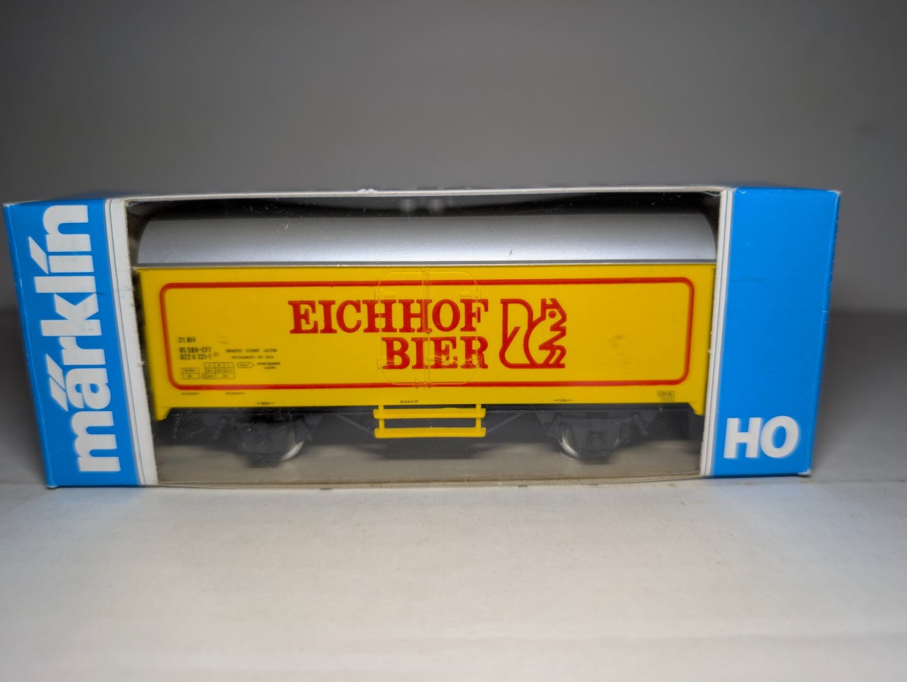 Märklin Modellini di ferrovie: Märklin 4420 Bierwagen Eichhof Bier – Nuovo e nell'imballaggio originale da Gland venduto da NicoRe44IV 7