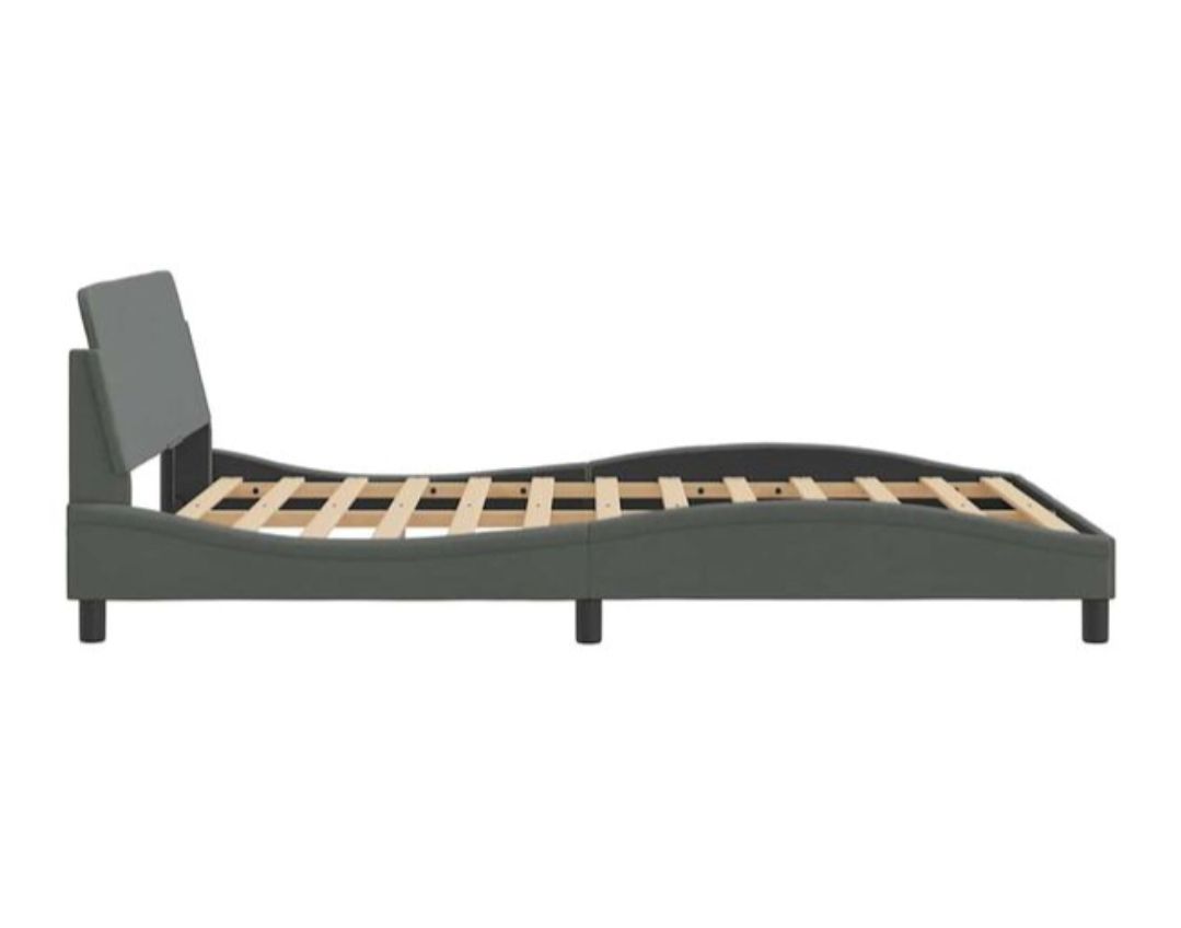 Letti: Bettgestell Dover dunkelgrau 120x200 cm Stoff – Nuovo e nell'imballaggio originale da Ostermundigen venduto da YES_Medina_2025 3