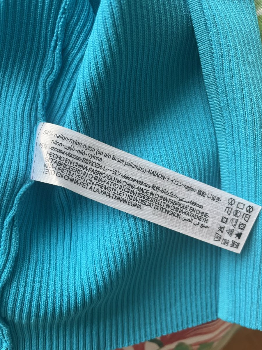 Leibchen & Hosen: Spring short cardigan Zara blue size M – Neu (gemäss Beschreibung) aus Bern von val_kw6s 3