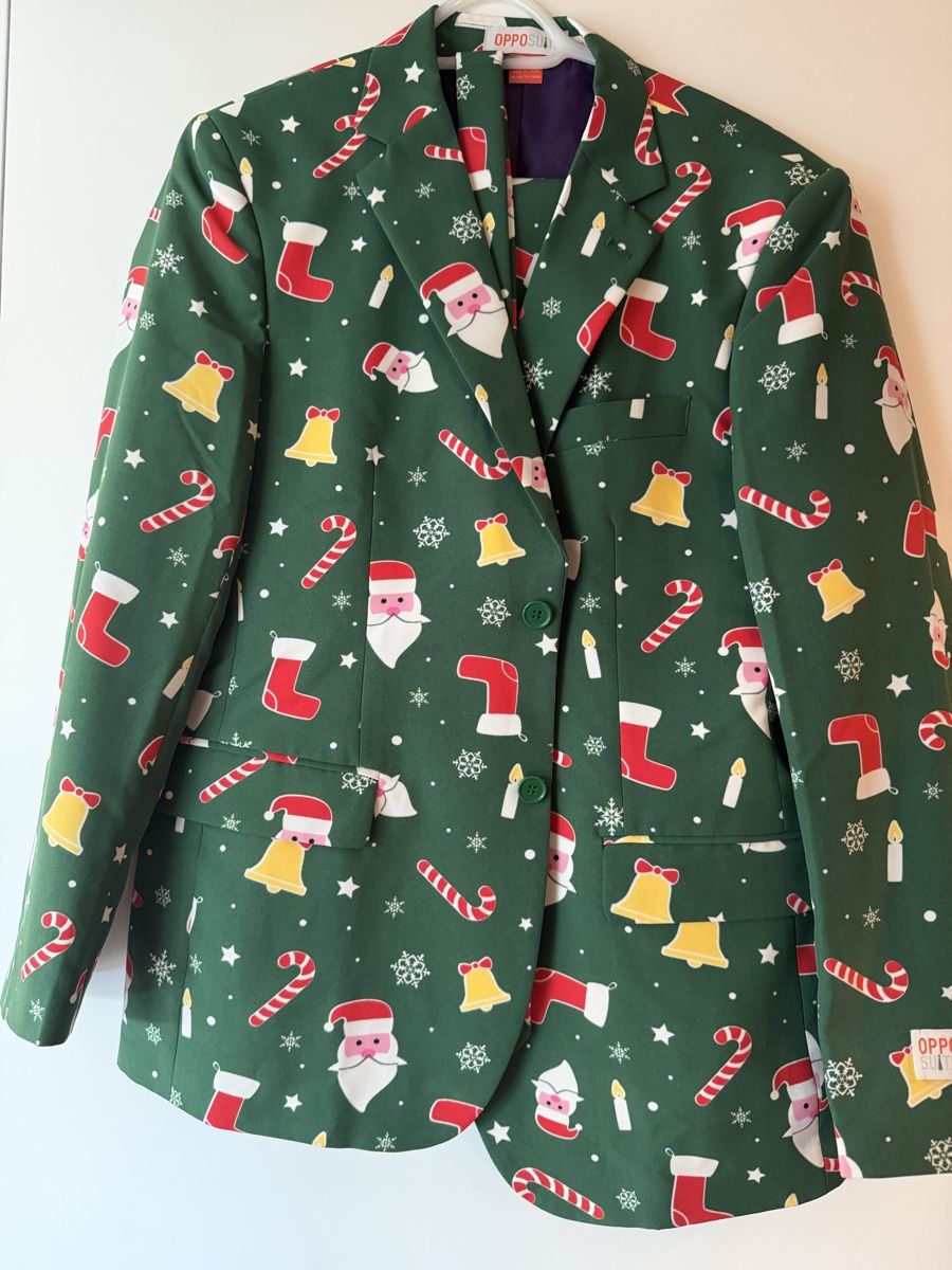 Oppo Anzüge: OppoSuits Anzug Grösse EU52, Weihnachtsmuster – Gebraucht aus Küsnacht ZH von ToddyGinger
