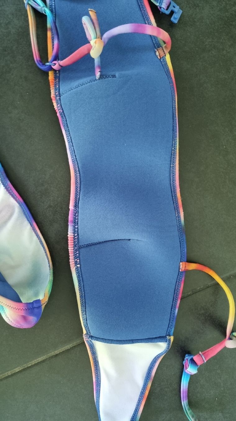 Calzedonia Costumi da bagno & Bikini: Bikini Mädchen 158 Calzedonia blau bunt  – Nuovo (secondo la descrizione) da Bad Zurzach venduto da Mfritzli 2