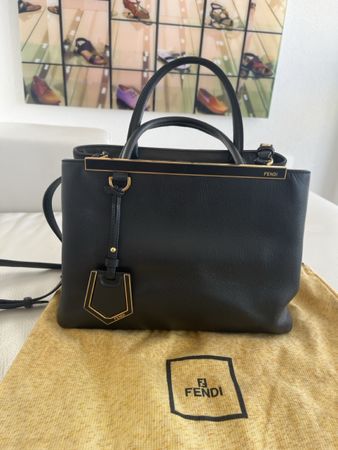  Fendi Petit Deux Jours cuir de veau soyeux🤩