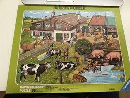 Ravensburger Puzzle Bauernhof Didacta 35 Teile komplett!