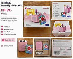 Toniebox 2 pink set neu 