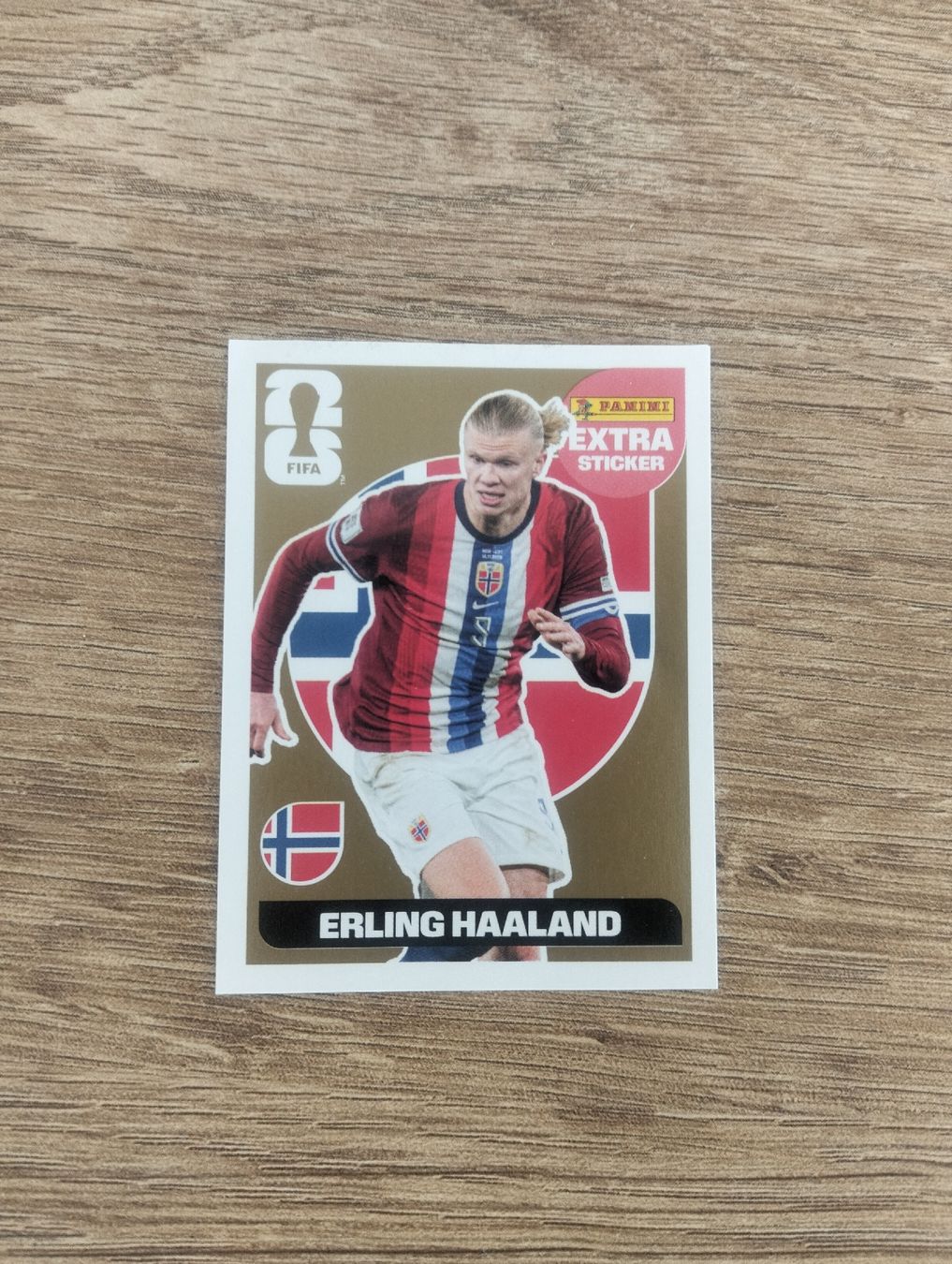 Panini Cartes à collectionner: Erling Haaland Extra Sticker Gold – Neuf avec emballage d'origine à Wollerau par Restpostenbestand