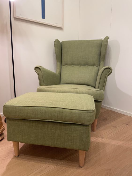 Ikea Sessel Strandmon grün Kaufen auf Ricardo