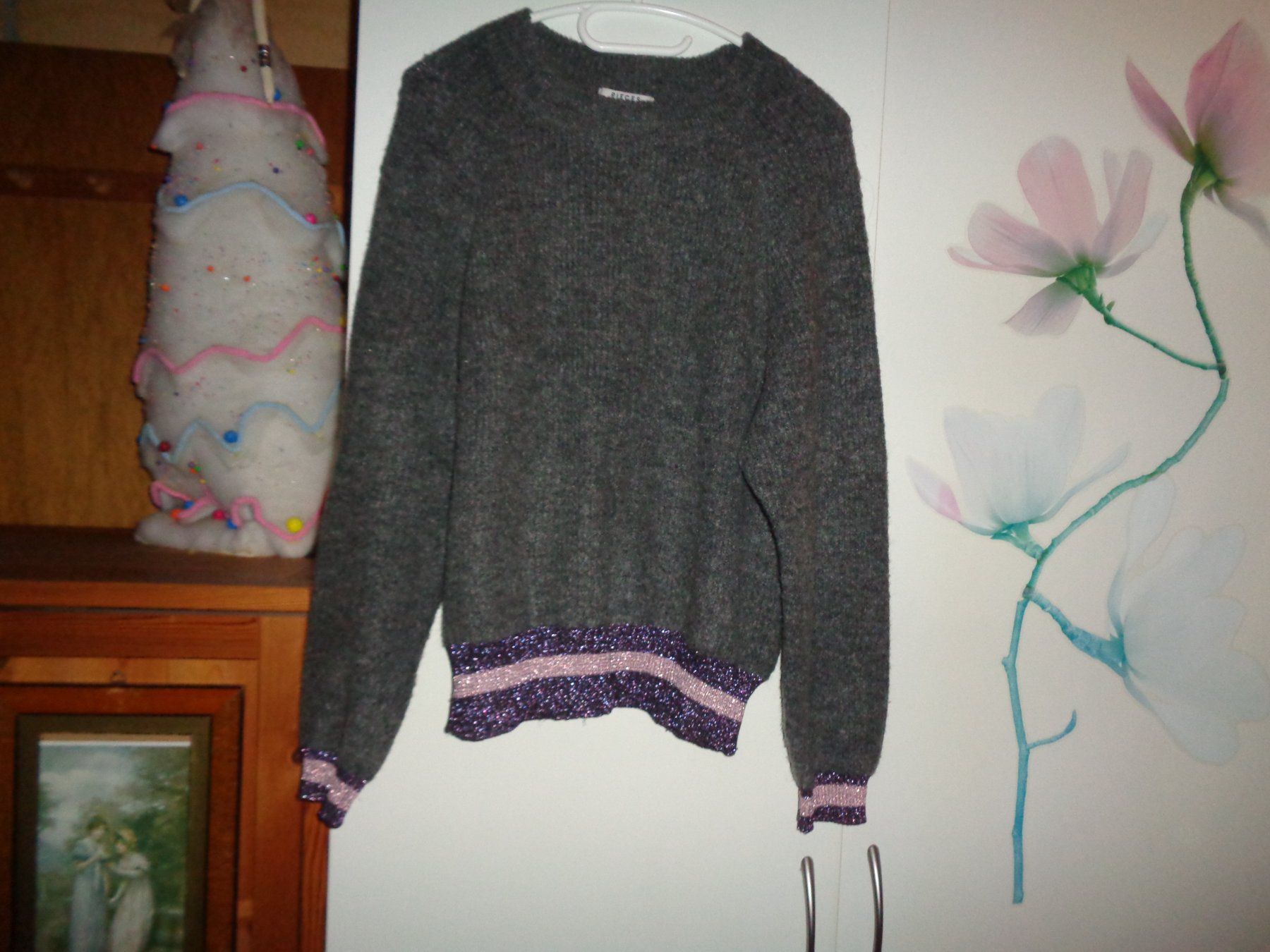 Pieces Pullover & Sweatshirts: *** Pullover *** / von Pieces mit Mohair Glitzer  ab 1.00 – Gebraucht aus Othmarsingen von Leuchtturmlady