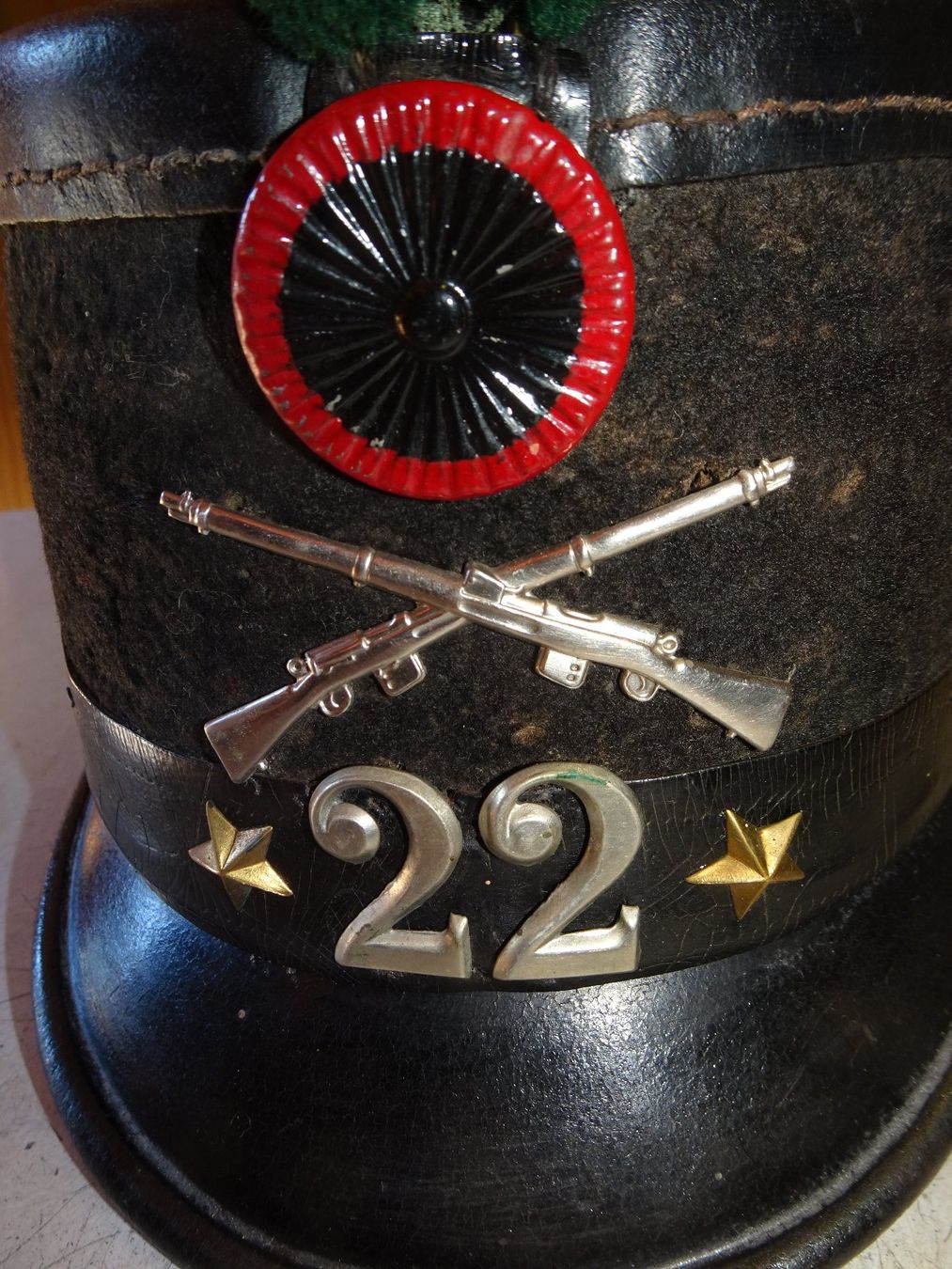 Schweizer Armee Uniformi & Effetti personali: Militärhelm Tschako – Usato da Bichwil venduto da Silbereule9 4