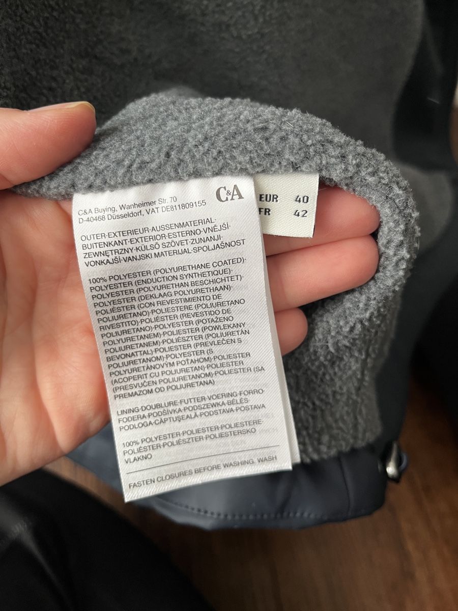 C&A Giacche: Tragejacke Regenjacke C&A 40 – Usato da Werdenberg venduto da sunbo 4