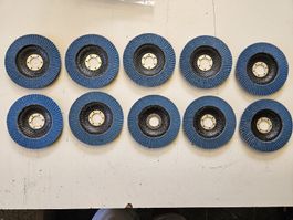 Fächerscheiben Set 10 Stück Durchmesser 125 mm neu