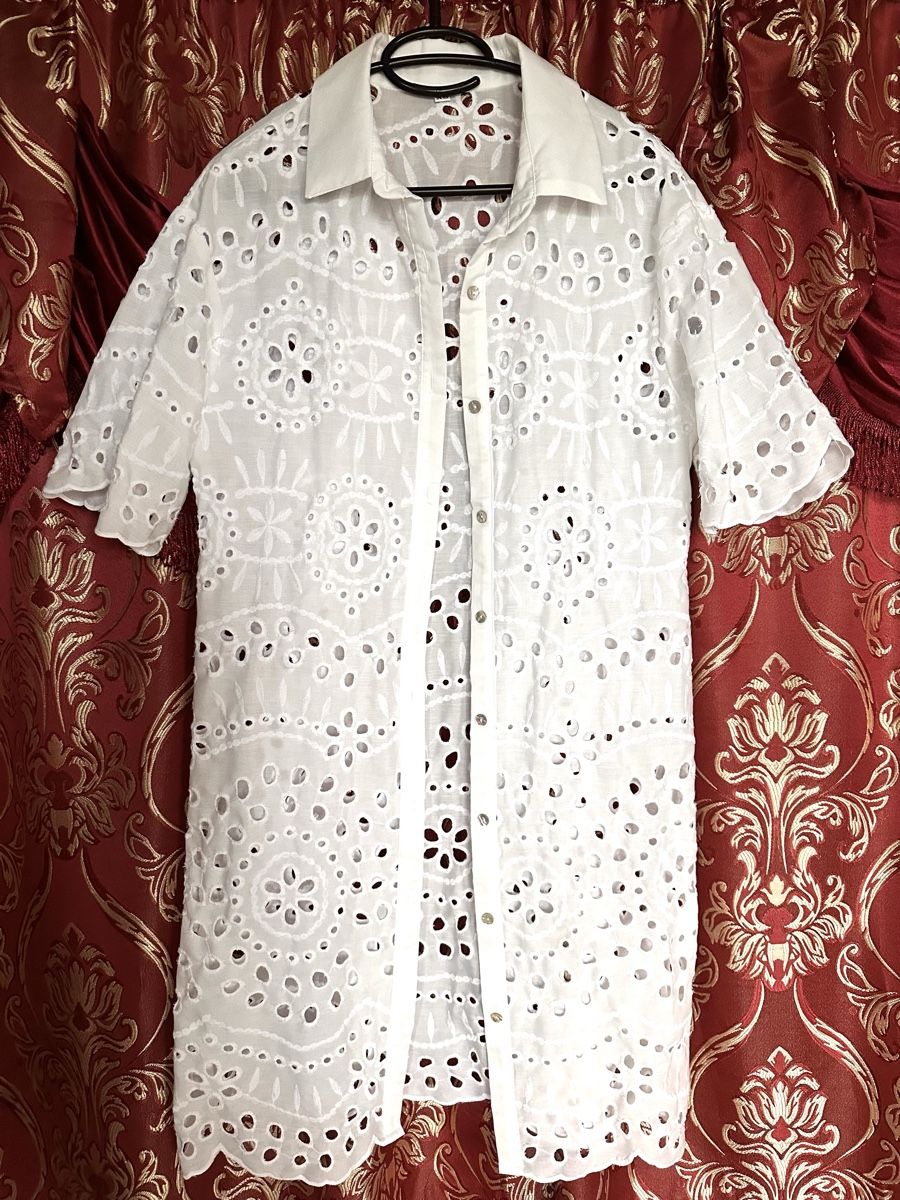 Camicette: Hemd Spitzen weiss, neu, XS/S – Nuovo (secondo la descrizione) da Zollikon venduto da into-the-west