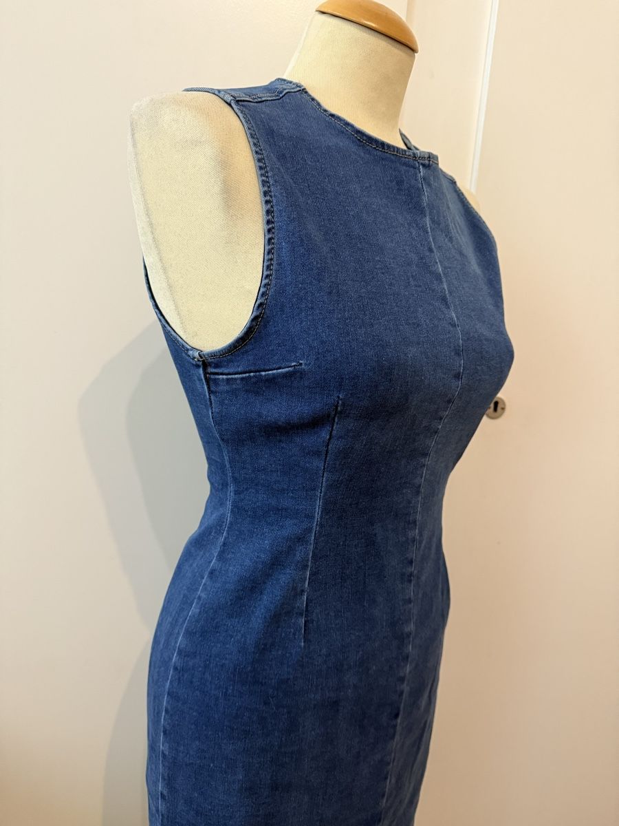 Vestiti: Robe en jeans sans manche – Nuovo (secondo la descrizione) da Le Locle venduto da tchanatakoua 6