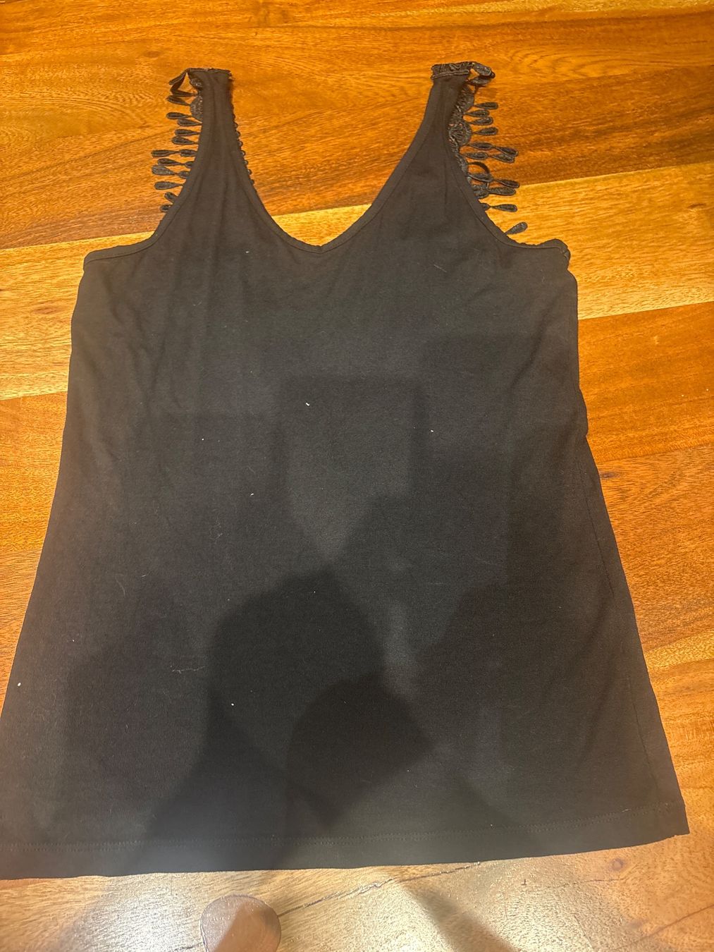 Tops: Schickes Sommer Top, schwarz, Grösse S – Gebraucht aus Andwil SG von schmei