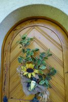 Déco  fleur tissu automne Blumen Herbst Dekoration  Stoff